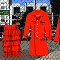 4 Red Clothes