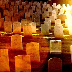 Cemetery at Sundown